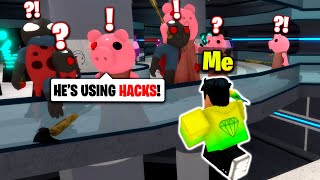 Teaching 100 Players How To HACK in Piggy Book 2 Roblox [upl. by Roxine]