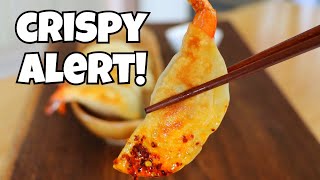 How to Make the BEST Crispy Shrimp Potstickers [upl. by Flatto]