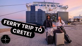 THIS IS WHAT AN OVERNIGHT GREECE FERRY TRIP IS LIKE ATHENS TO CRETE [upl. by Eet]