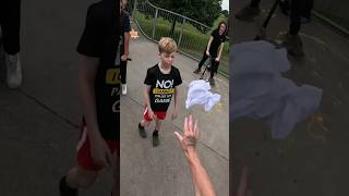 i ruined his day😢 then made it😇 scooter skatepark challenge comedy funny [upl. by Tipton]