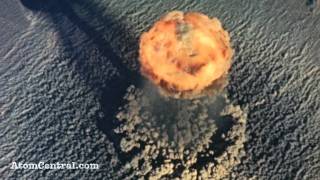 Aerial view of an atomic bomb explosion [upl. by Klenk]