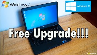 How to UPGRADE Windows 7 to Windows 10 for FREE [upl. by Ahsata]