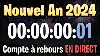 COMPTE À REBOURS EN DIRECT avant 2024 Heure Française [upl. by Ennirroc]