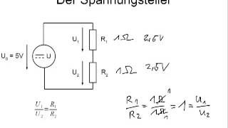 Elektrotechnik verständlich  Der Spannungsteiler [upl. by Mendelson609]