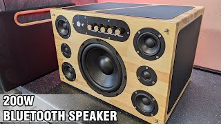 DIY Bluetooth Speaker 200w 21 system [upl. by Mcferren]