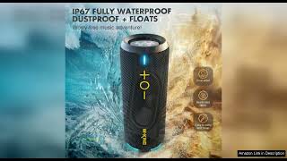 WKING Bluetooth Speaker IPX7 Waterproof Portable Speaker Bluetooth Wireless Loud with Dual Review [upl. by Eatnad]