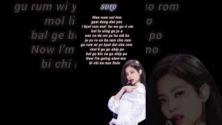 Jennie SOLO lyricsjennieblackpinksolo [upl. by Sherborn641]