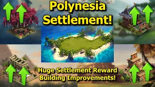 Forge of Empires Massive Settlement Reward Improvements  Polynesia Settlement [upl. by Justin]