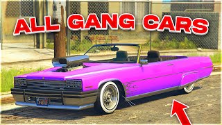 SOLO How To Get Rare Gang Cars In GTA 5 Online All Rare Gang Vehicle Locations Guide [upl. by Corder]