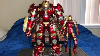 Hulkbuster Iron Man Mark 44 Threezero 112 Scale Figure Avengers Age Of Ultron [upl. by Sharman]