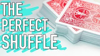 How to MASTER the perfect shuffle  Faro shuffle amp Magic trick tutorial [upl. by Nairot155]