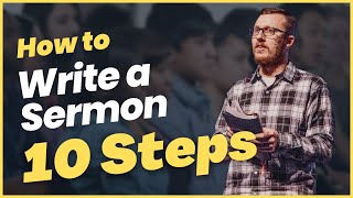 How To Prepare A Sermon  Preparing Sermons [upl. by Helgeson395]