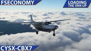 FSEconomy  Loading Up The Van  Cessna 208B Grand Caravan  MSFS 2020 [upl. by Zilvia285]