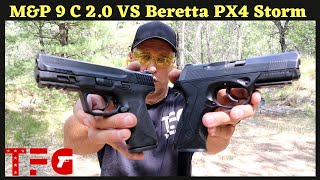 SampW MampP9 C 20 VS Beretta PX4 Storm  TheFirearmGuy [upl. by Lyndell]