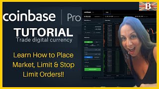 Coinbase Pro Full Tutorial Cryptocurrency Trading for Beginners [upl. by Ranee]