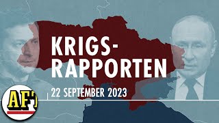 Krigsrapporten 22 september Kommer stödet från väst upphöra [upl. by Liahkim947]