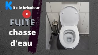 Comment réparer ma chasse deau GEBERIT   WC classique  LINSTAN [upl. by Gehman403]