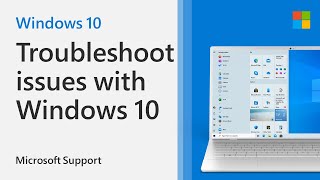 How to use the Windows Troubleshooter  Microsoft  Windows 10 [upl. by Aidaas]