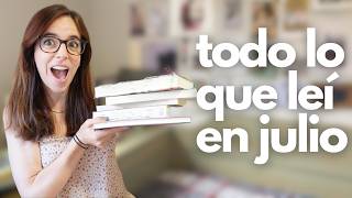 📚 RESUMEN de LECTURAS de julio 📚 grandes FAVORITOS y la PEOR LECTURA DEL AÑO 😢 I WRAP UP [upl. by Ailliw]