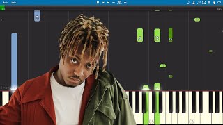 Juice WRLD  Robbery  Piano Tutorial [upl. by Anilram930]