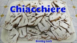 Chiacchiere di Carnevale Bimby tm5 [upl. by Aitnahs]