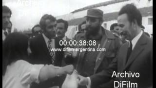 Fidel Castro con Houari Boumediene en Argelia 1972 [upl. by Gilus495]