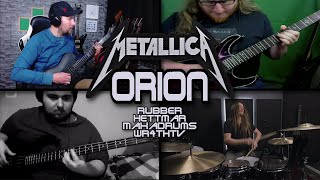 METALLICA  ORION Full Collaboration Cover  Drums Bass amp Guitars [upl. by Aicilev]