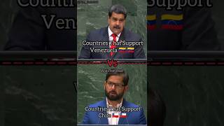 Countries That Support Venezuela Vs Chile shorts shortvideo [upl. by Flatto]