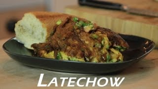 Thai Shrimp Omelette  Latechow Episode 17 [upl. by Nytsyrk]