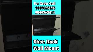 Shoe Rack Wall Mount  Metal Shoe Rack  5 Rack Brown [upl. by Noirred]