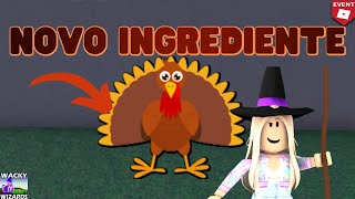 COMO PEGAR O NOVO INGREDIENTE TURKEY NO WACKY WIZARDS ROBLOX [upl. by Natascha]