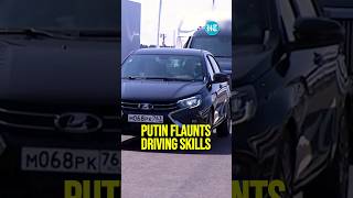 Putin Drives New Lada Aura To Motorway Bypass Inauguration  Watch [upl. by Liane30]