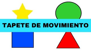 Tapete de movimiento  Educación física en casa  coordinación y motricidad 4 niveles [upl. by Ardith]