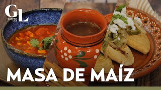 3 recetas para las fiestas patrias con masa de maíz chochoyotes champurrado y tlacoyos [upl. by Elatsyrc905]