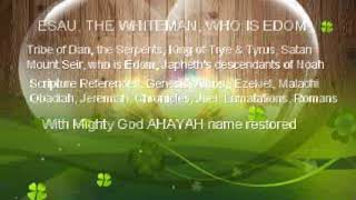 Esau who is Edom Mount Seir the Whiteman Tribe of Dan Japheths descendants Satans seedline [upl. by Nichani]