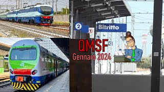 Questo Mese Sulle Ferrovie Gennaio 2024  Ferrovia BariBitritto “nuovi” TAF e molto altro [upl. by Welbie]