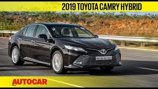 2019 Toyota Camry Hybrid  First Drive Review  Autocar India [upl. by Seve]