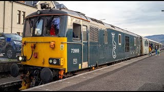 73969 Fort William to Rannoch Caledonian Sleeper 1B01 [upl. by Roley]