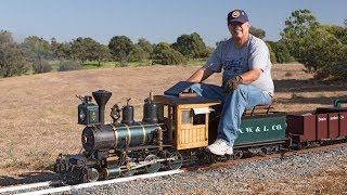 Firing up the Allen Models Fitchburg Northern Live Steam Locomotive [upl. by Sert278]