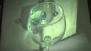 breaking a wine glass using resonance [upl. by Ahsima]