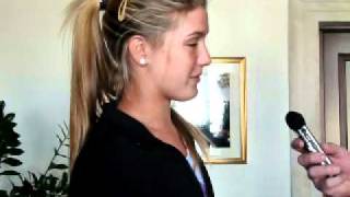 Eugenie Bouchard interview at Fed Cup [upl. by Hernandez]