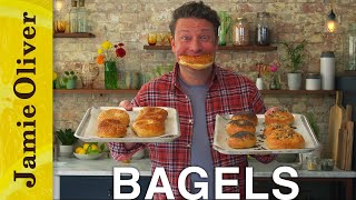 How to make Bagels  Jamie Oliver [upl. by Francklin]