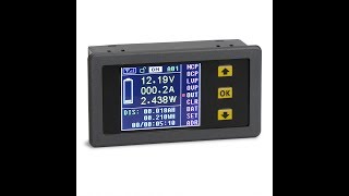 Ming He Drok Battery Monitor Multifunctional Meter Relay Add On [upl. by Guidotti363]