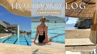 TURKEY VLOG  come on holiday with us  tui blue seno resort travel vlog [upl. by Sixela]