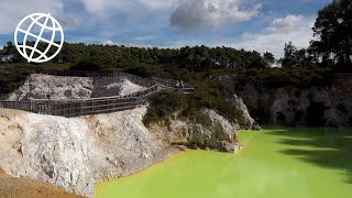 Rotorua Geothermal Area New Zealand Amazing Places 4K [upl. by O'Neill]