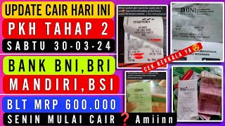 CAIR LAGI ‼️ PKH TAHAP 2 BANK BNIBRIMANDIRIBSI MERATA❓ DAN KOMPONEN BALITALANSIAPENDIDIKAN‼️ [upl. by Ariday]