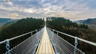 Geierlay  Hängeseilbrücke  Germany [upl. by Roane567]