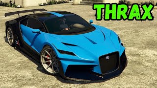 Bugatti Divo in GTA 5 Online  Thrax Customization  The Diamond Casino amp Resort DLC [upl. by Akela753]