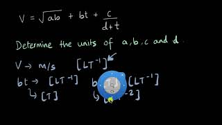 Worked example Dimensional analysis  Units and Measurement  Physics  Khan Academy [upl. by Lanctot722]