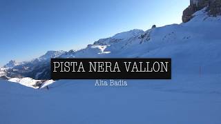 Pista nera Vallon Alta Badia [upl. by Airetal513]